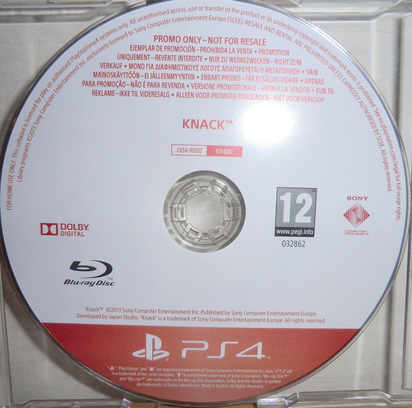 Knack [Promo Only] - PAL Playstation 4 [Import]