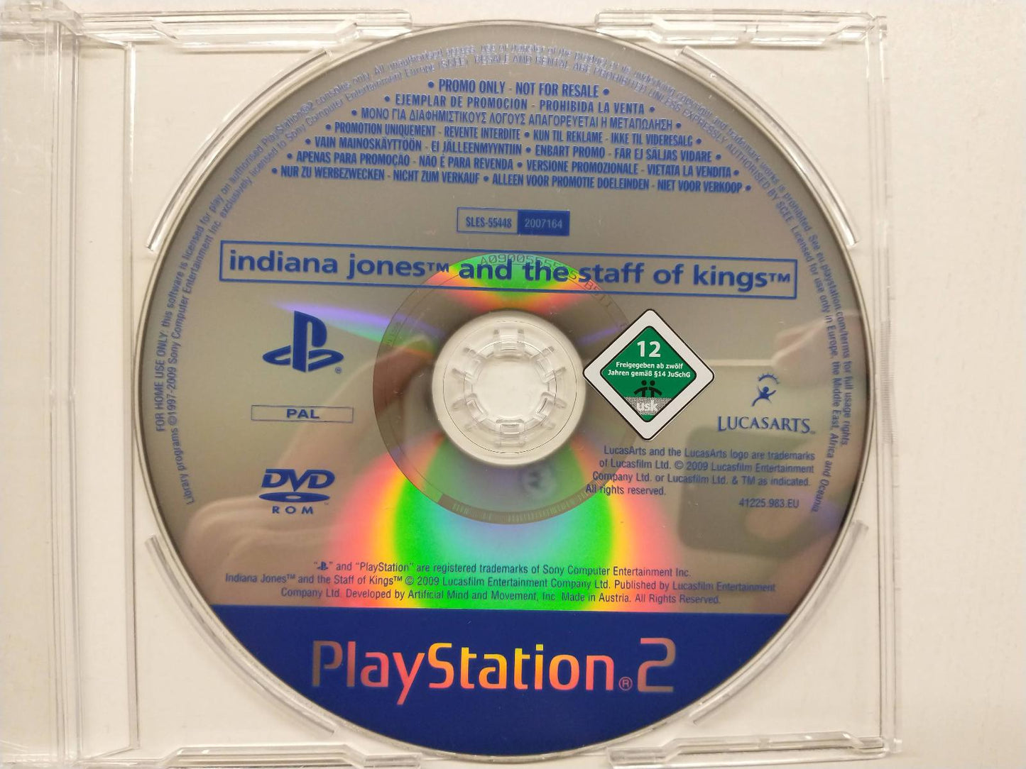 Indiana Jones and the Staff of Kings [Promo] - PAL Playstation 2 [Import]
