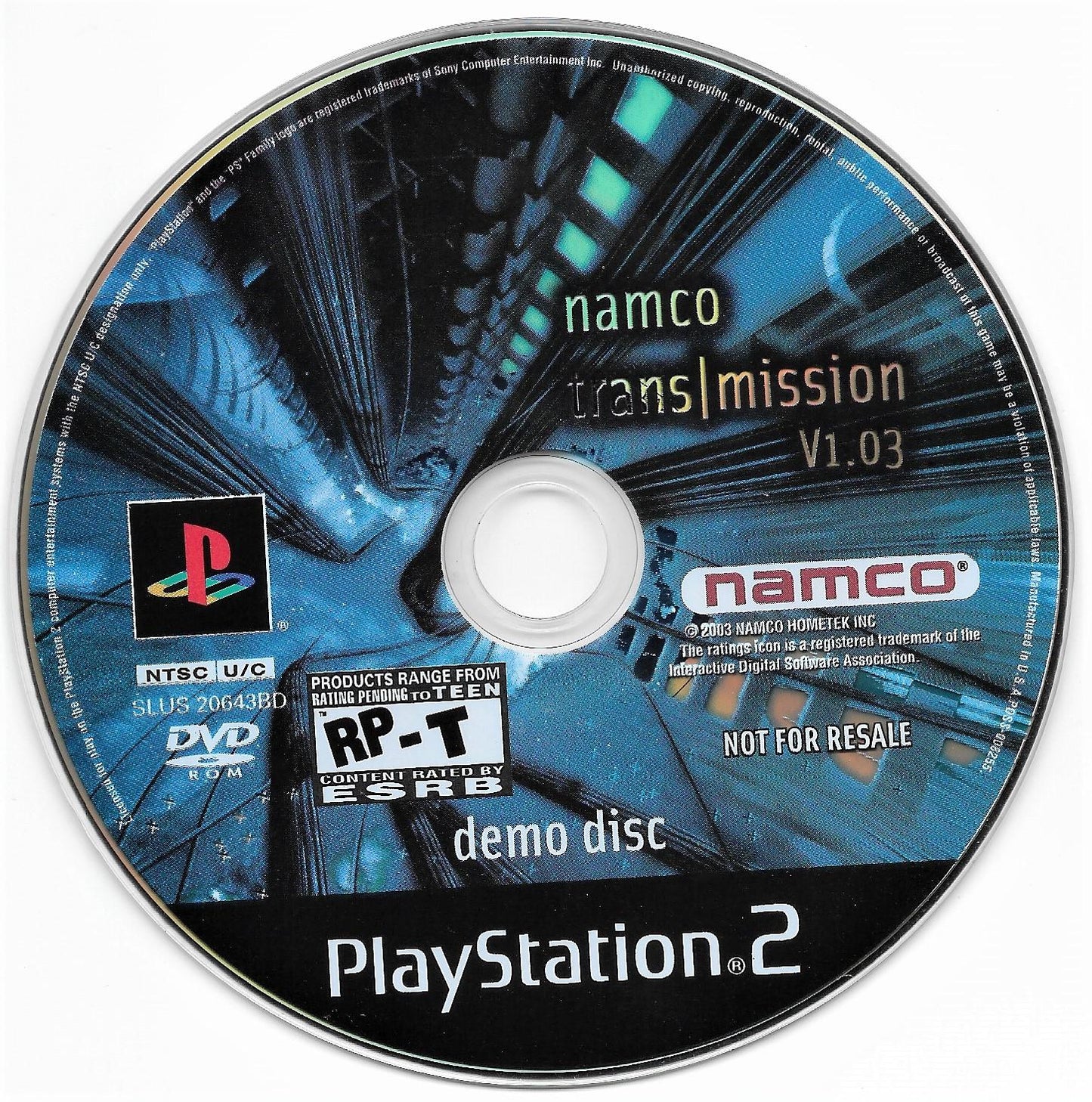 Namco Trans Mission V1.03 - PlayStation 2