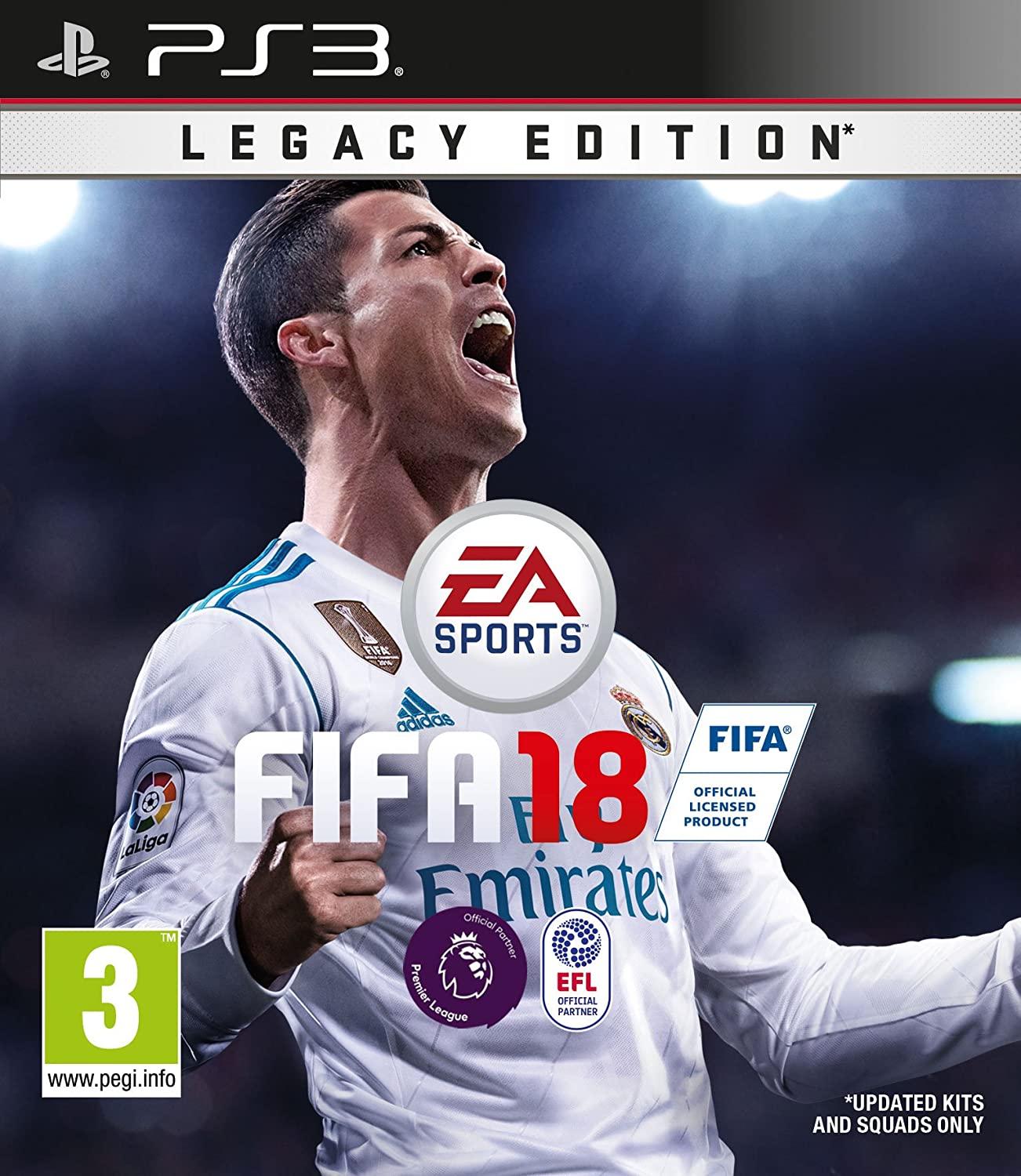 FIFA 18: Legacy Edition - PAL Playstation 3 [Import]