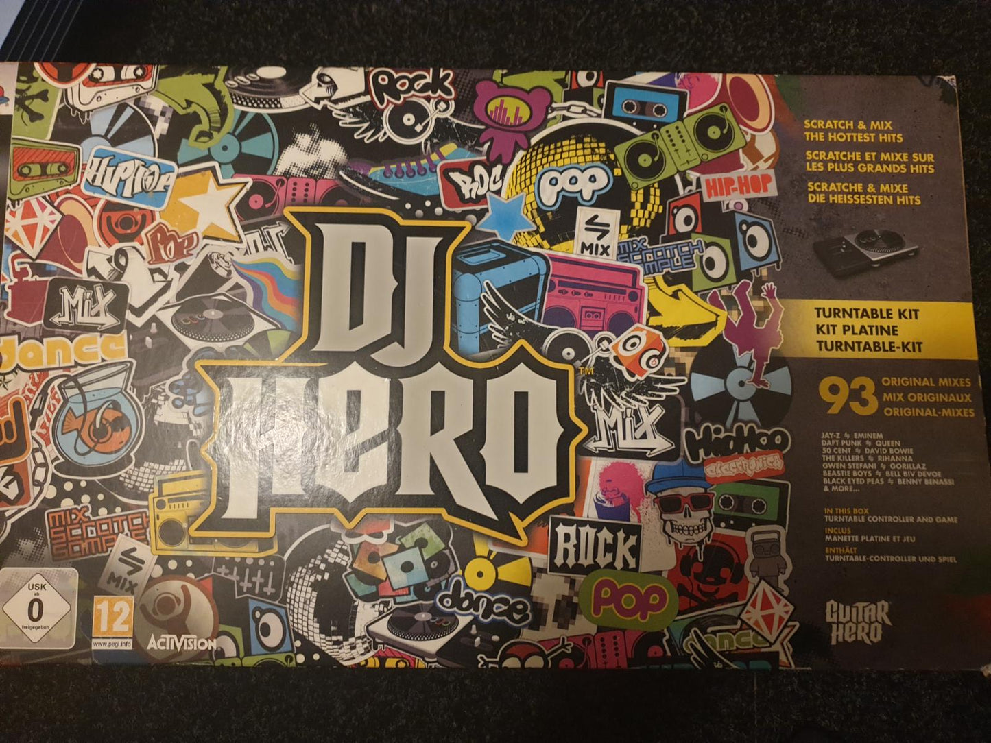 DJ Hero [Turntable Bundle] - PAL Wii [Import]