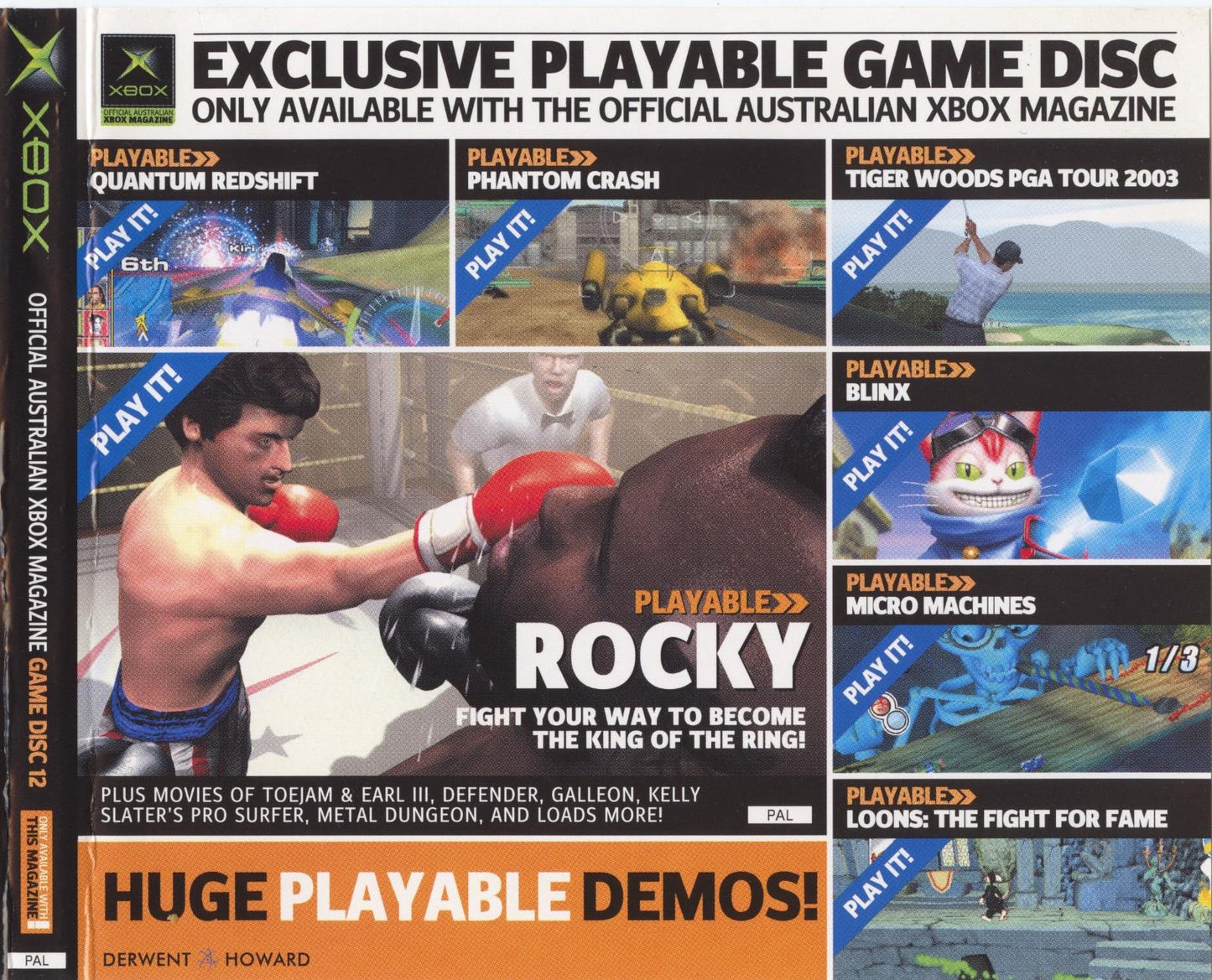 Official Australian Xbox Magazine Game Disc #12 - PAL Xbox