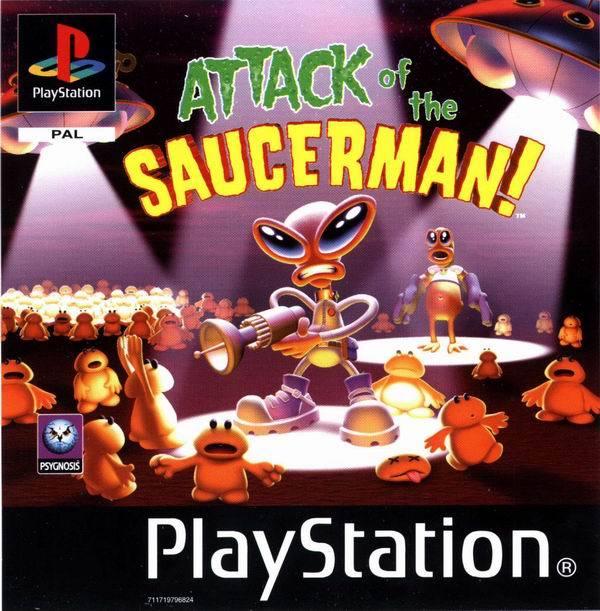 Attack of the Saucerman - PAL Playstation [Import]