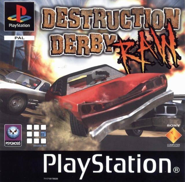 Destruction Derby Raw - PAL Playstation [Import]
