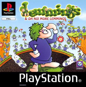 Lemmings and Oh No More Lemmings - PAL Playstation [Import]