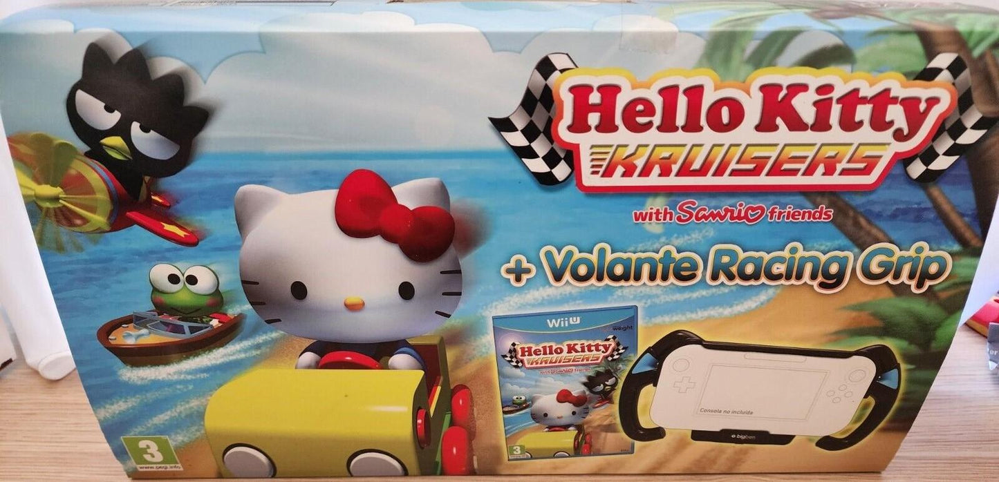 Hello Kitty Kruisers with Volante Racing Grip - PAL Wii U [Import]