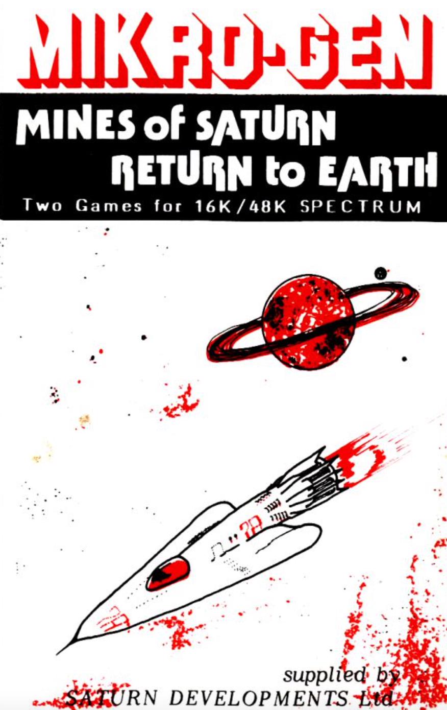Mines of Saturn & Return to Earth [Mikro-Gen] - ZX Spectrum