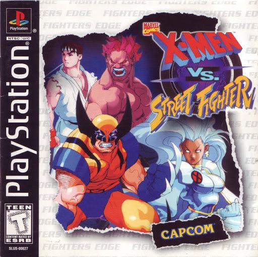 X-men vs Street Fighter - PlayStation