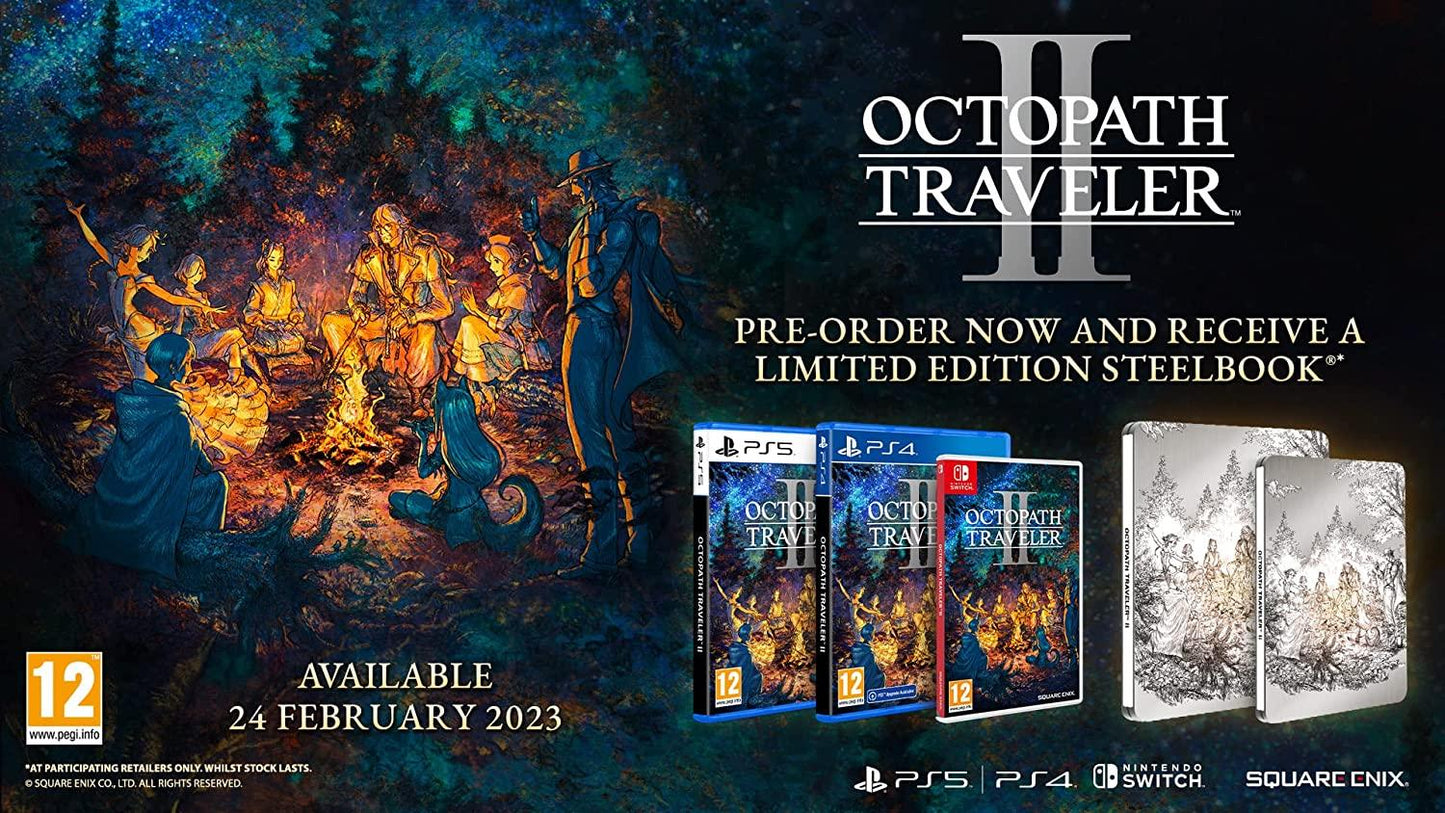 Octopath Traveler II [Steelbook Edition] - PAL Playstation 5 [Import]