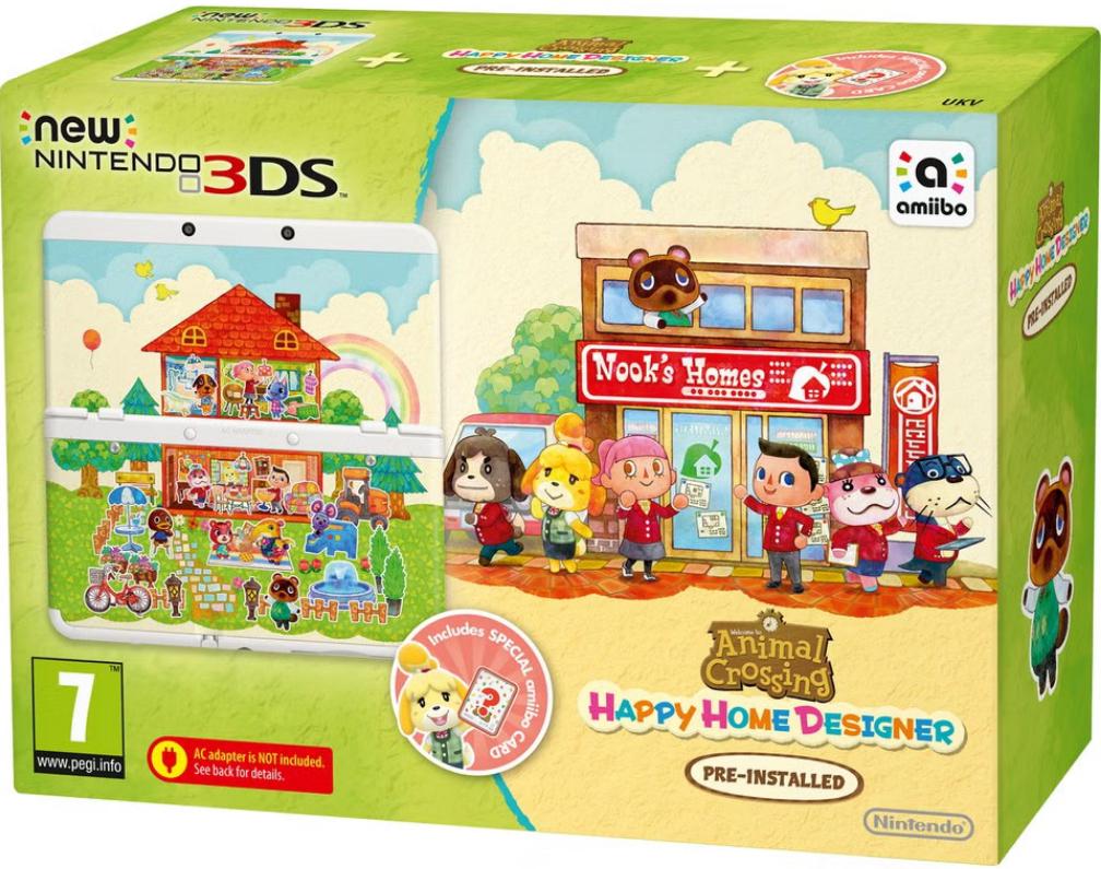 New Nintendo 3DS Animal Crossing: Happy Home Designer Edition - PAL Console [Import]