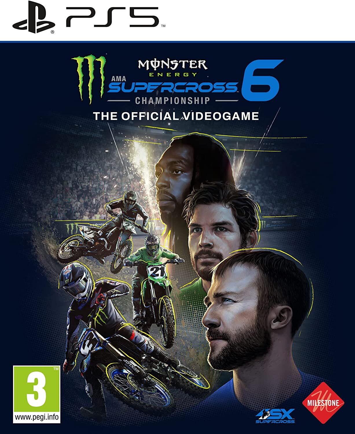 Monster Energy Supercross 6 - PAL Playstation 5 [Import]