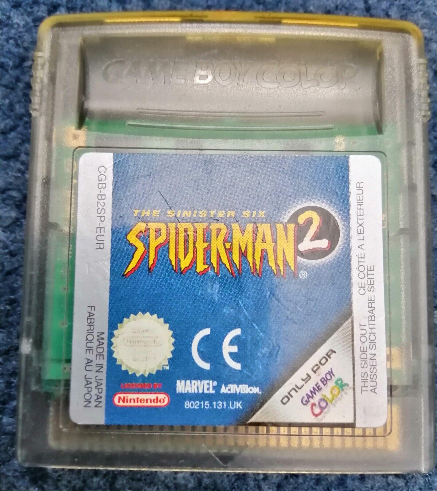 Spiderman 2 Enter the Sinister Six - PAL Game Boy Color [Import]