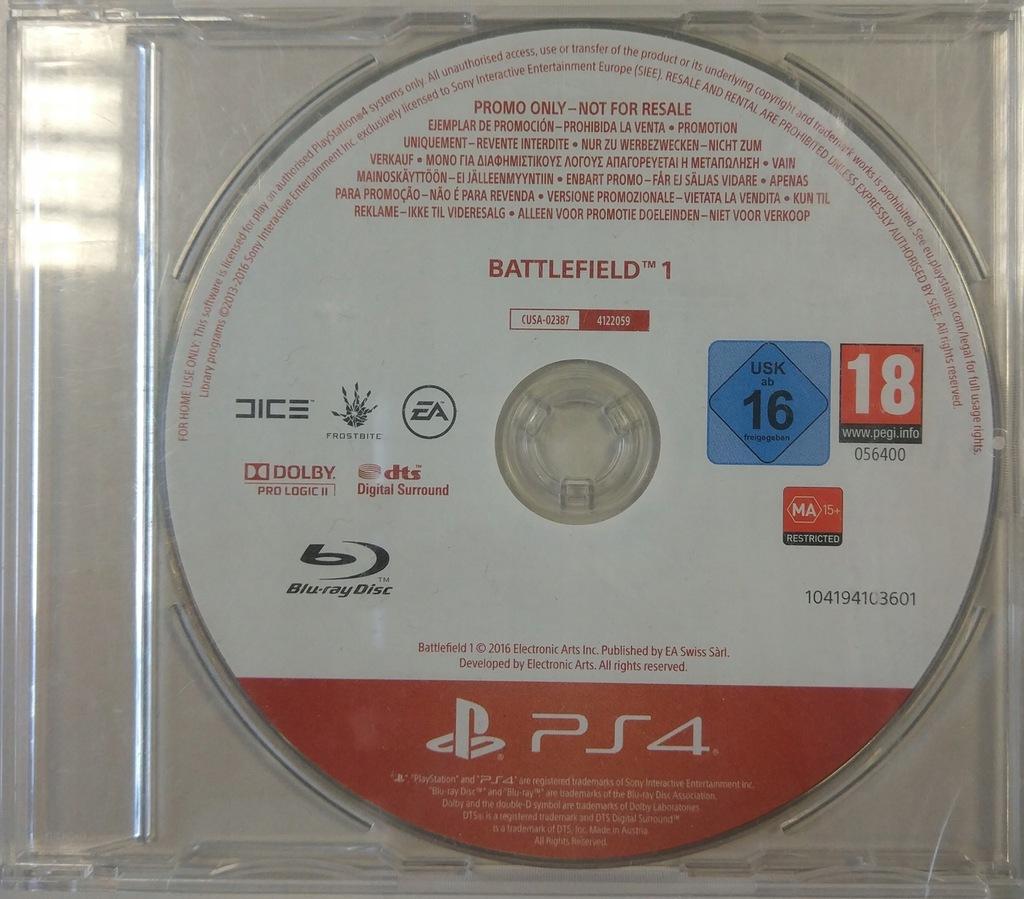 Battlefield 1 [Promo] - PAL Playstation 4 [Import]
