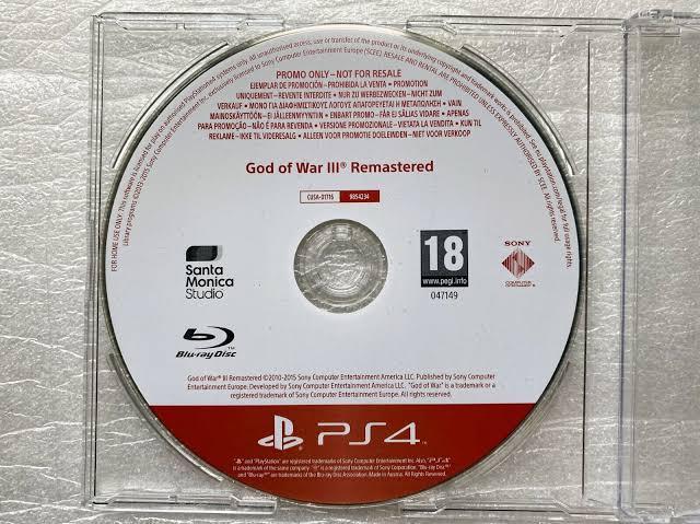 God of War III Remastered [Promo] - PAL Playstation 4 [Import]