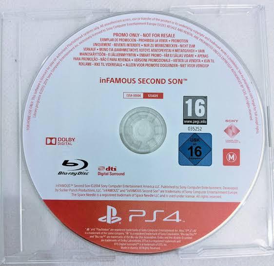 inFamous Second Son [Promo] - PAL Playstation 4 [Import]