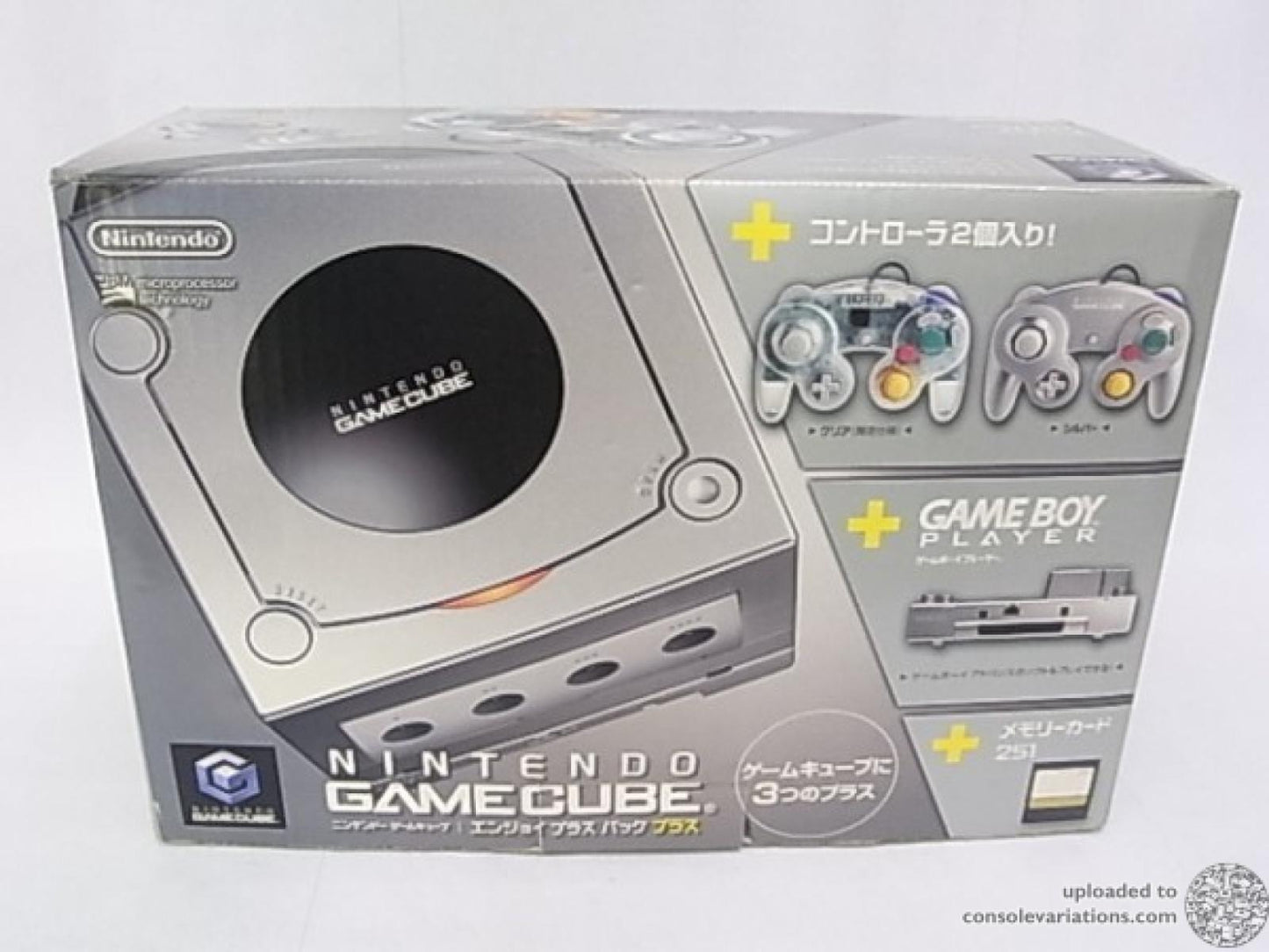 GameCube Enjoy Plus Pak Silver Bundle - JP Console [Import]