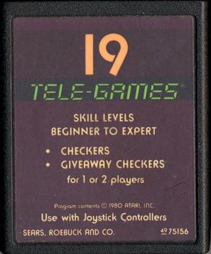 Checkers [Tele Games] - Atari 2600