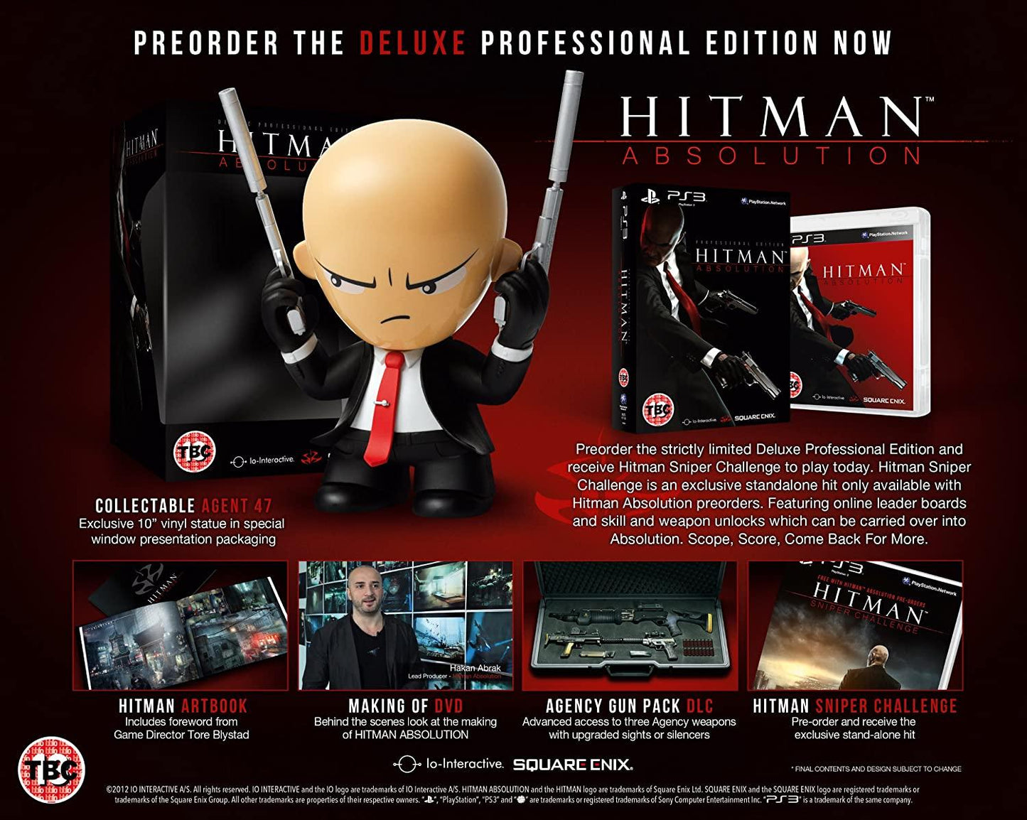 Hitman Absolution [Deluxe Professional Edition] - PAL Playstation 3 [Import]