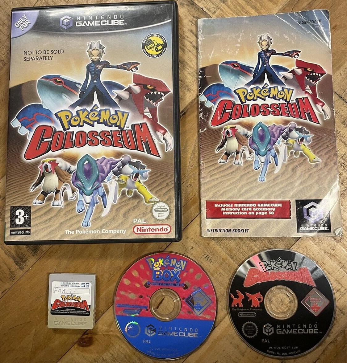 Pokemon Colosseum [with Pokemon Box: Ruby & Sapphire] - PAL Gamecube [Import]