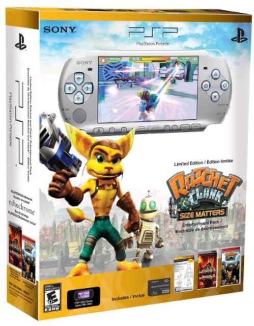 Sony PSP 2000 Slim & Lite Piano Black Ratchet & Clank:Size Matters Edition - PAL PSP [Import]