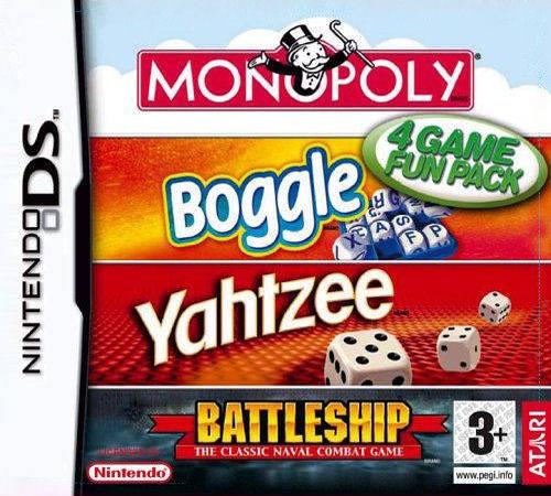 Monopoly & Boggle & Yahtzee & Battleship - PAL Nintendo DS [Import]