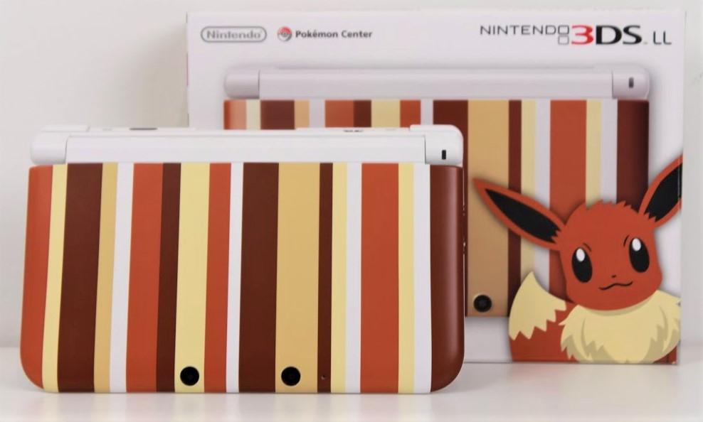 Nintendo 3DS LL Pokemon Center Eevee Edition - Nintendo 3DS