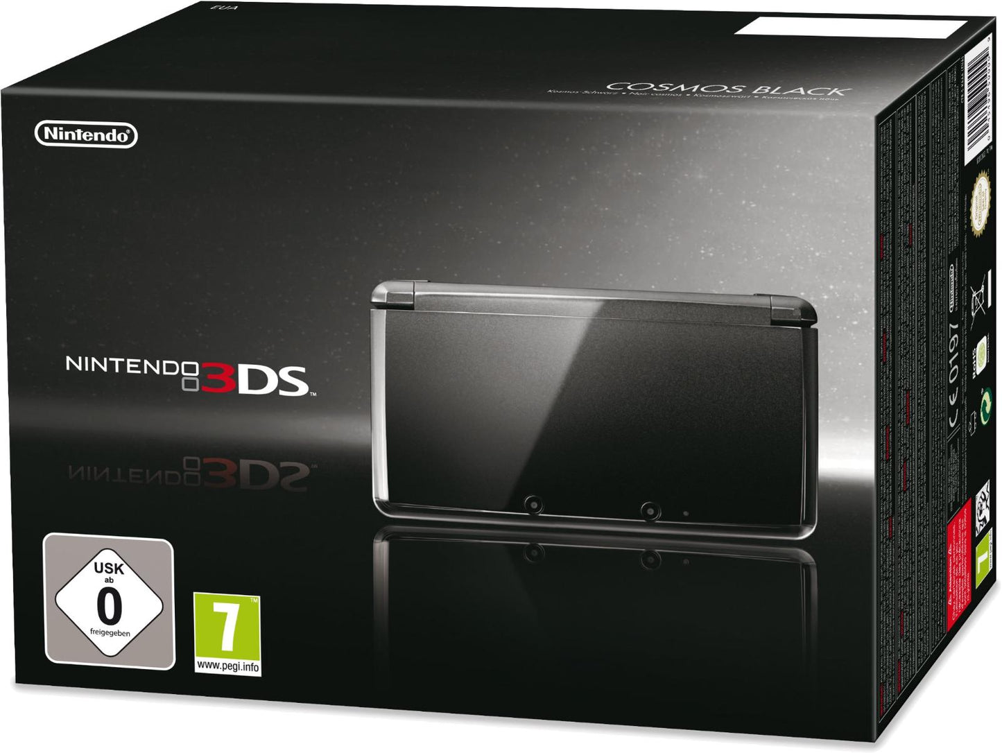 Nintendo 3DS Cosmo Black - PAL Console [Import]