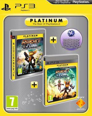 Ratchet & Clank: Tools of Destruction & Crack in Time [Platinum Double Pack] - PAL Playstation 3 [Import]