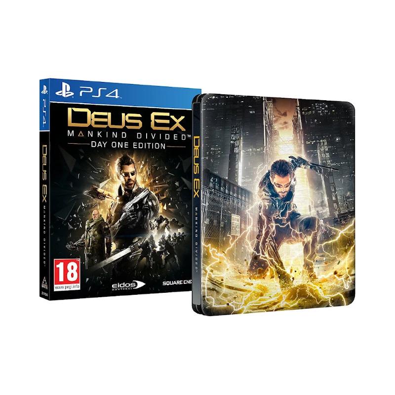 Deus Ex: Mankind Divided [Day One Edition Steelbook] - PAL Playstation 4 [Import]