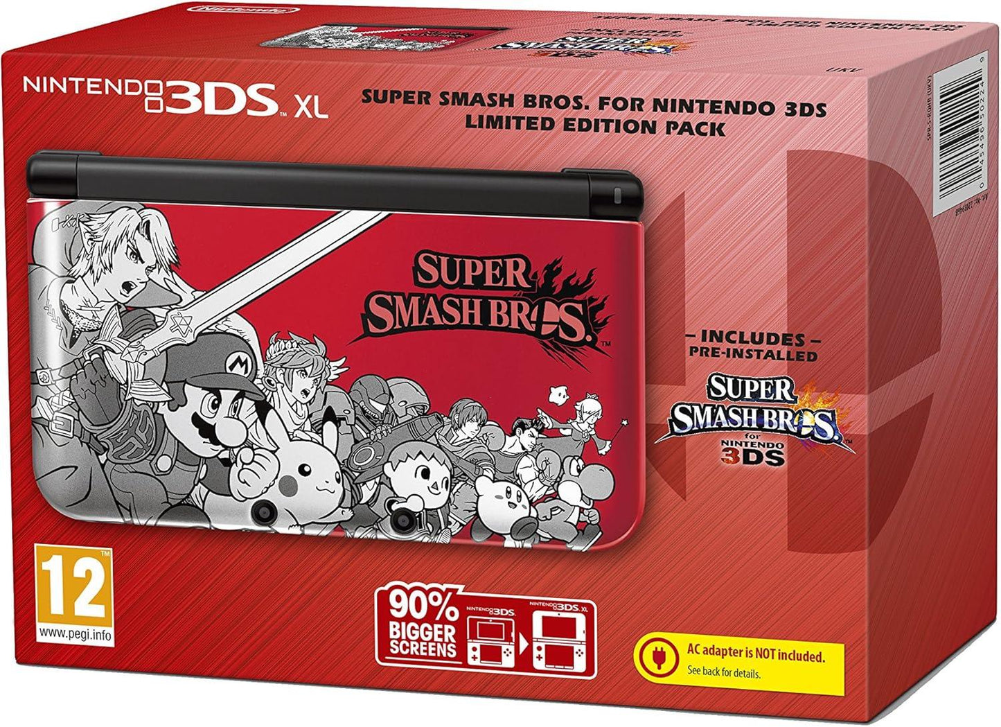 Nintendo 3DS XL Super Smash Bros. Limited Edition Pack - PAL Console [Import]