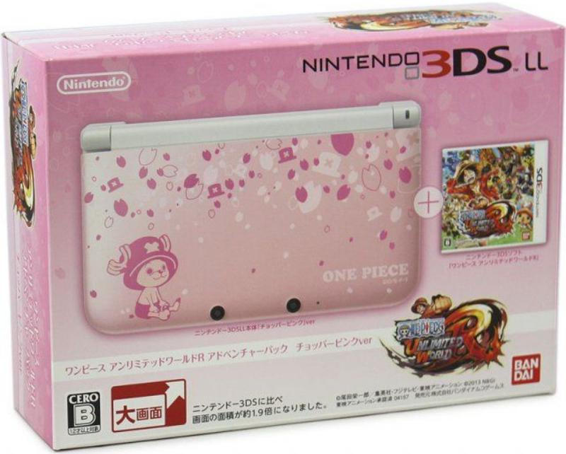 Nintendo 3DS LL One Piece Unlimited Adventure World R Edition - Nintendo 3DS