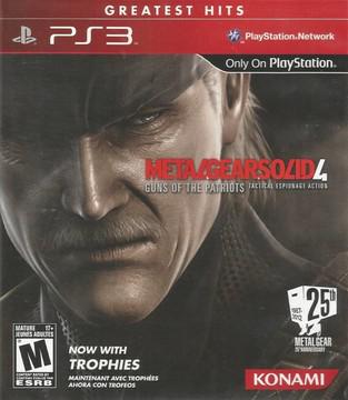 Metal Gear Solid 4 Guns of the Patriots [Greatest Hits] - PlayStation 3