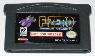 F-Zero Maximum Velocity [Not for Resale] - Game Boy Advance