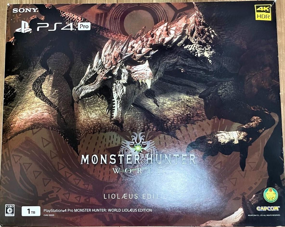 Playstation 4 Pro 1TB [Monster Hunter World Rathalos Edition] - JP Console [Import]