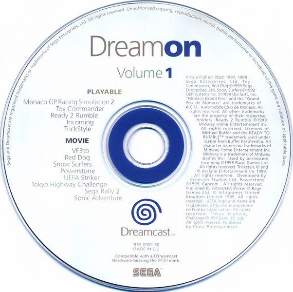 Dream On - Volume 1 - PAL Sega Dreamcast [Import]