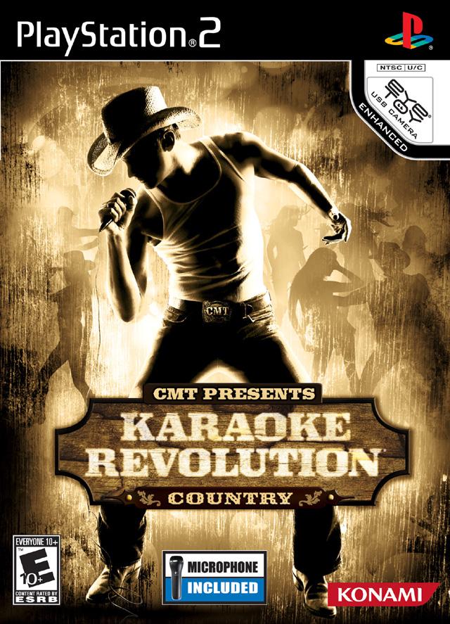 Karaoke Revolution Country w Microphone - PlayStation 2