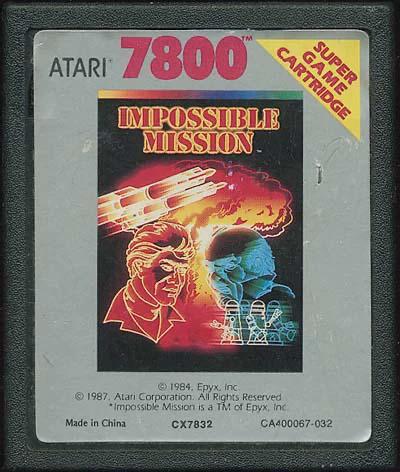 Impossible Mission - PAL Atari 7800 [Import]
