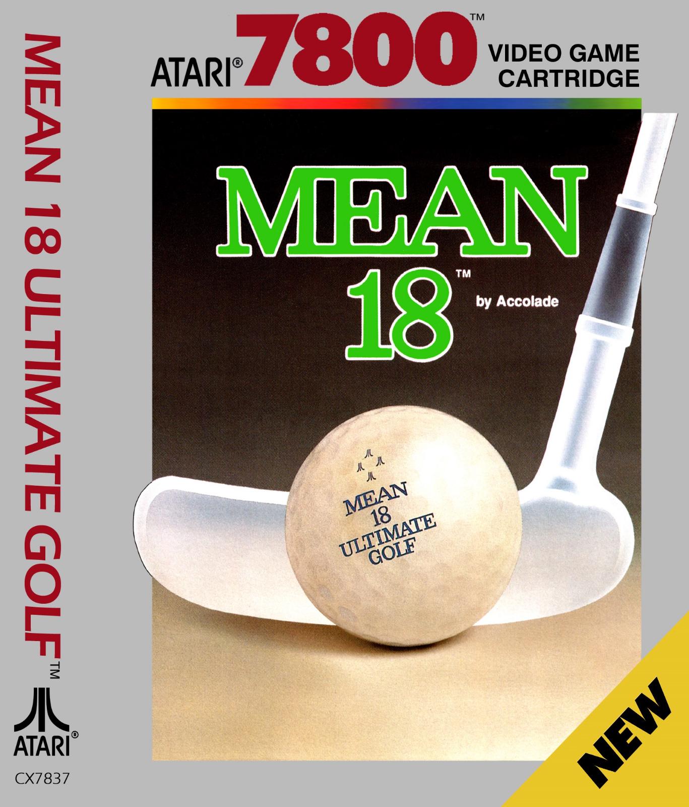 Mean 18 Ultimate Golf - PAL Atari 7800 [Import]