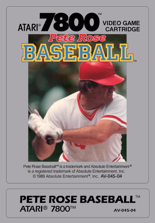 Pete Rose Baseball - PAL Atari 7800 [Import]
