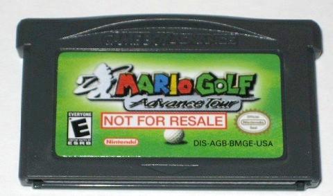 Mario Golf Advance Tour [Not for Resale] - Game Boy Advance