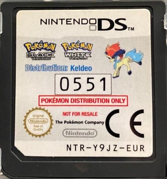 Pokemon [Not for Resale Keldeo] - PAL Nintendo DS [Import]