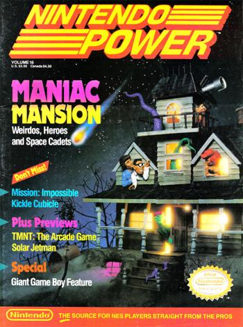 Maniac Mansion - Nintendo Power