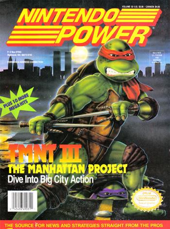 [Volume 33] TMNT III: The Manhattan Project - Nintendo Power