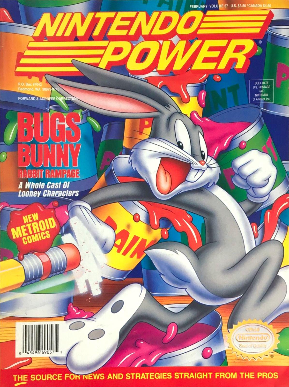 [Volume 57] Bugs Bunny: Rabbit Rampage - Nintendo Power