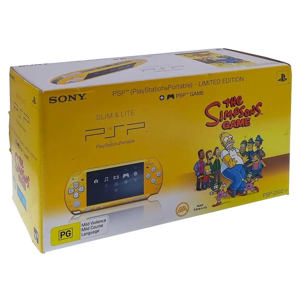 PSP Console The Simpsons Game Bundle - PAL Console [Import]