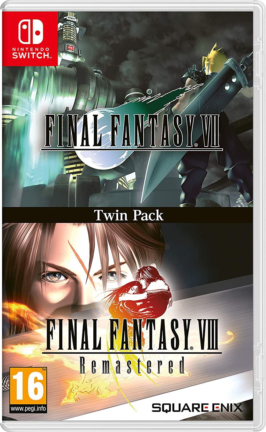 Final Fantasy VII & VIII Remastered Twin Pack - PAL Nintendo Switch [Import]
