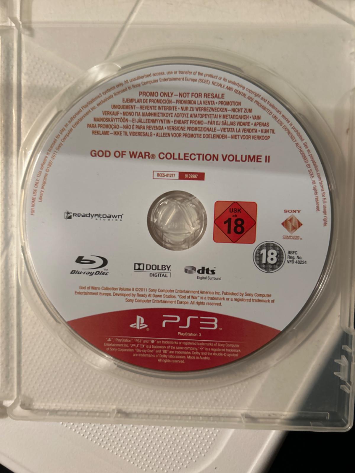 God of War Collection Volume 2 [Promo Only] - PAL Playstation 3 [Import]