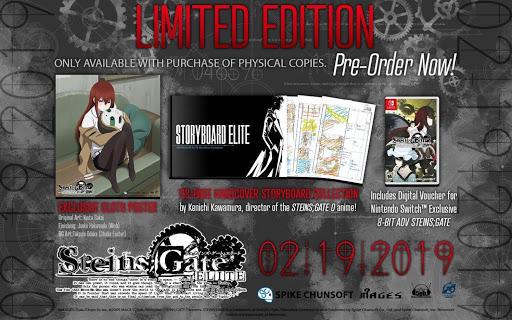 Steins Gate Elite [Limited Edition] - Nintendo Switch