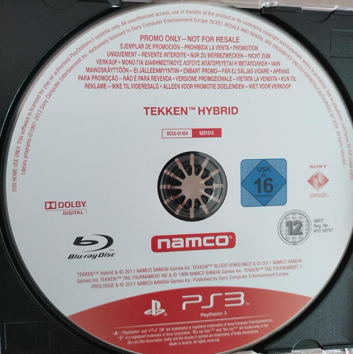 Tekken Hybrid [Not For Resale] - PAL Playstation 3 [Import]