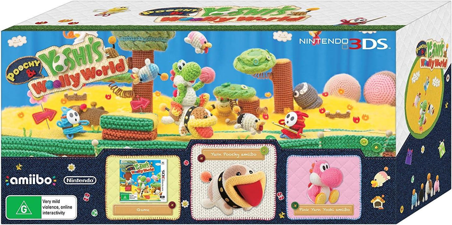 Poochy & Yoshis Woolly World [Big Box Bundle] - Nintendo 3DS
